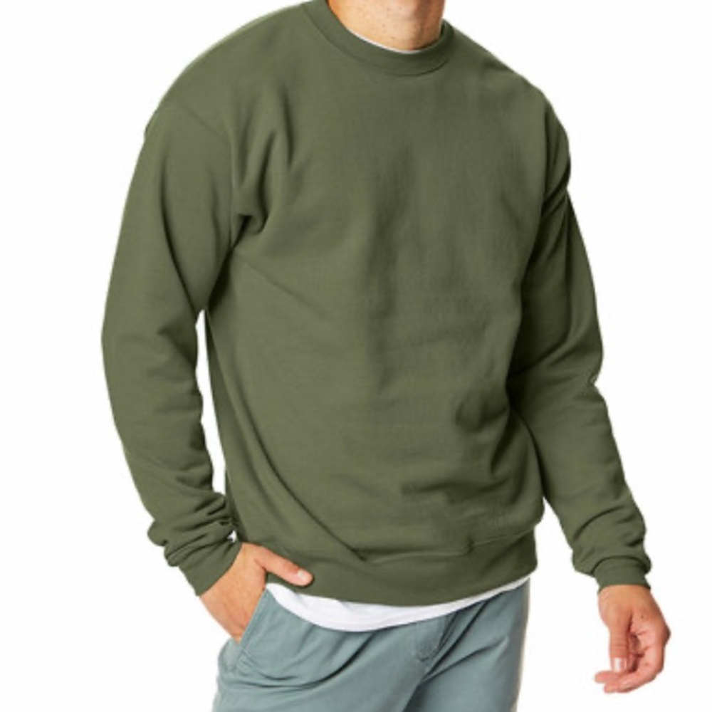 HANES unisex crew neck sweatshirt